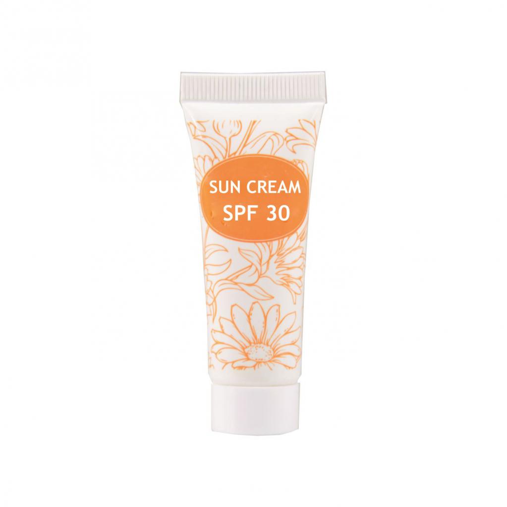 Printed sun cream tube 10 ml